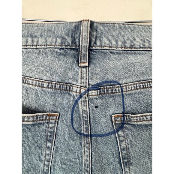 NWD J. Crew Wide Leg Cropped Jeans All Day Stretch Spring Storm Blue Size 30 - Picture 7 of 10